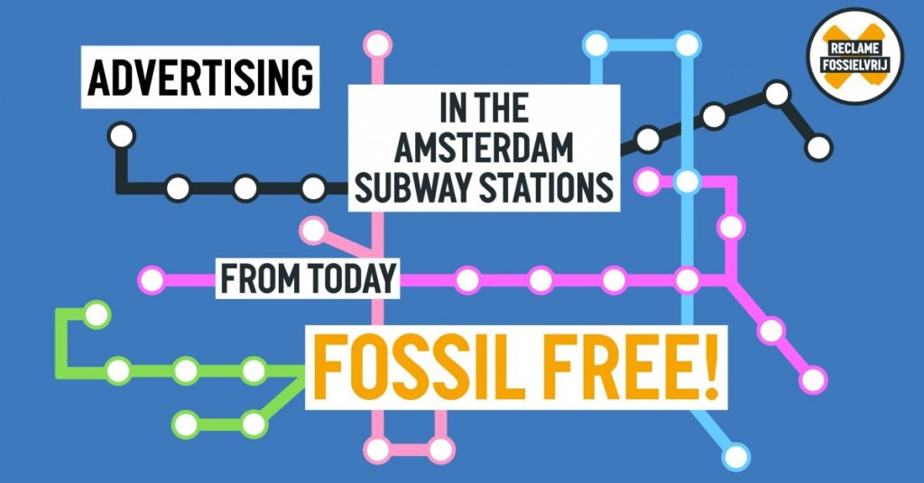 Amsterdam forbyder annoncering for fossile brændstoffer